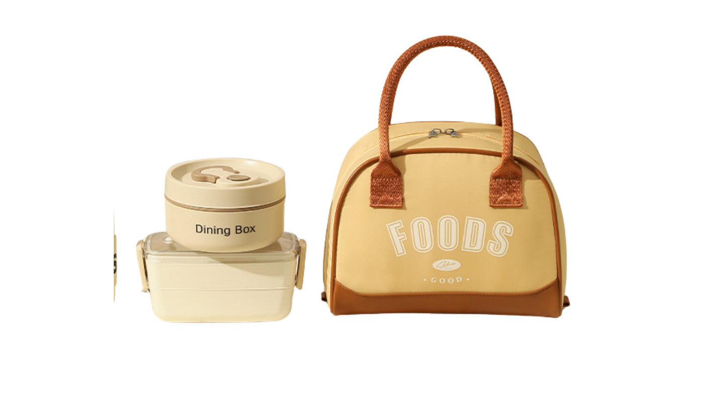 Insulated Lunch Box Bag with Handle
