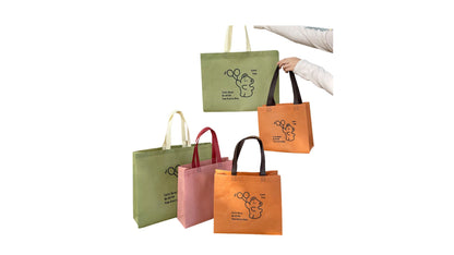 Caramel-Colored Clothing Store Tote