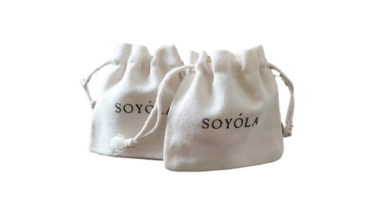 Customizable Cotton Canvas Jewelry Bag
