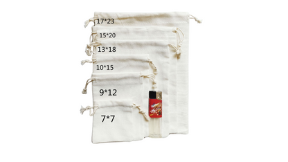 Customizable Cotton Canvas Jewelry Bag