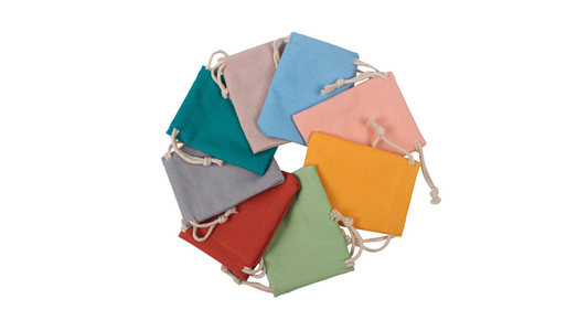 Colorful Cotton Jewelry & Gift Bags