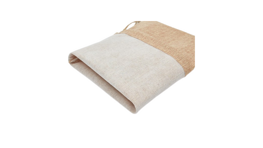 Vintage Burlap Drawstring Gift Bags