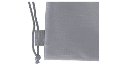 Mesh-Panel Polyester Drawstring Bag
