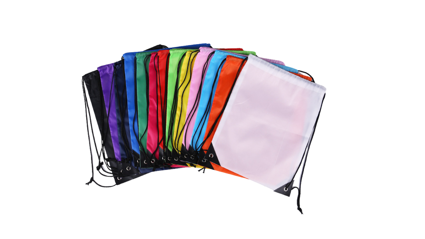 Sublimation Polyester Drawstring Backpack