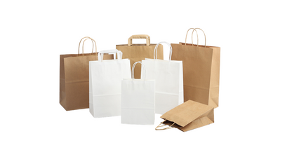Kraft Paper Handle Bags – Multi-Size Packaging