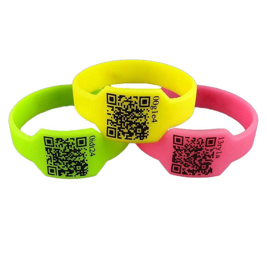 QR Code Silicone Bracelet