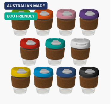 Ceramic Cup with Silicone Lid and Insulating Sleeve