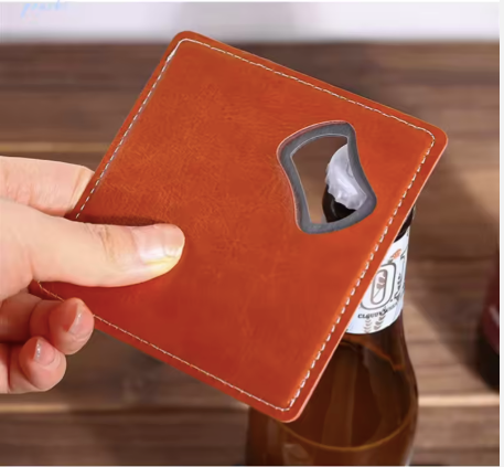Camping Bottle Opener Coaster – Portable Custom Drink Accessory