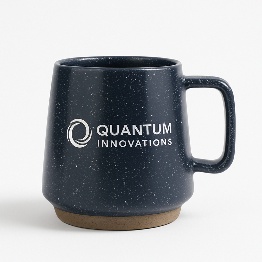 Speckled Stoneware Promotional Mug