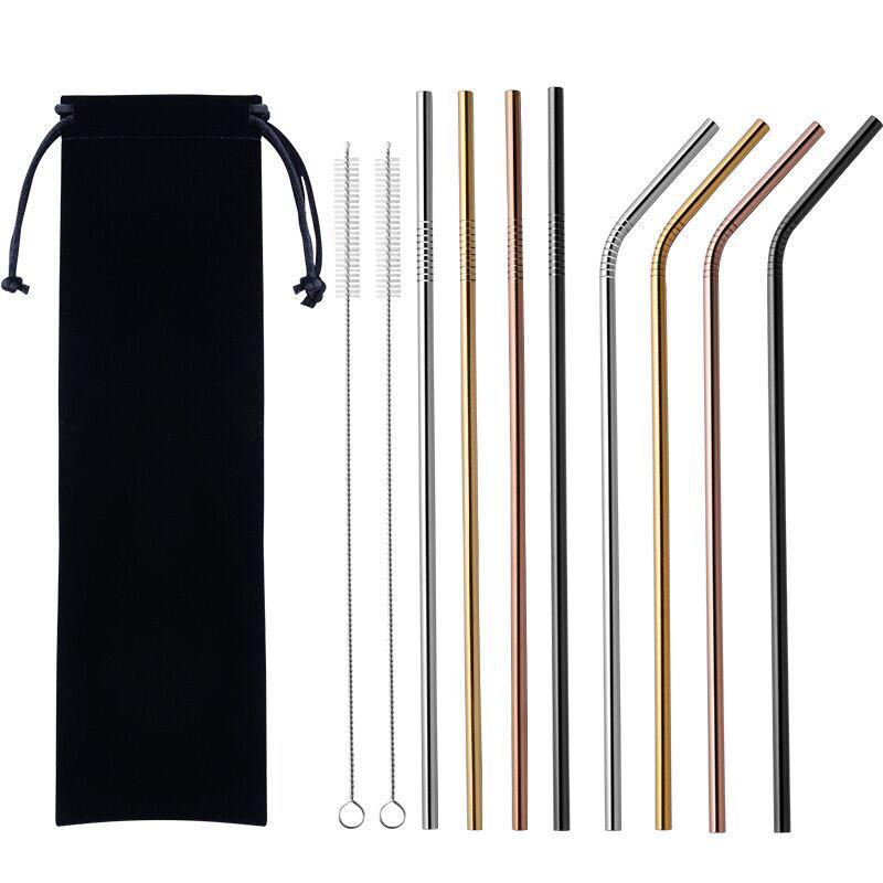 Stainless Steel Straw Set