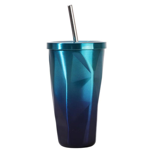 Stainless Steel Tumbler With Straw