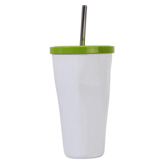 Stainless Steel Tumbler With Straw