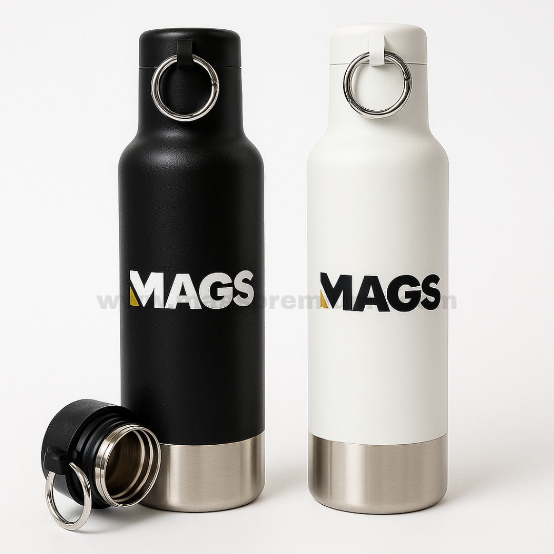 500ml stainless steel vacuum flask high grade matt black – Rooted in Thanks
