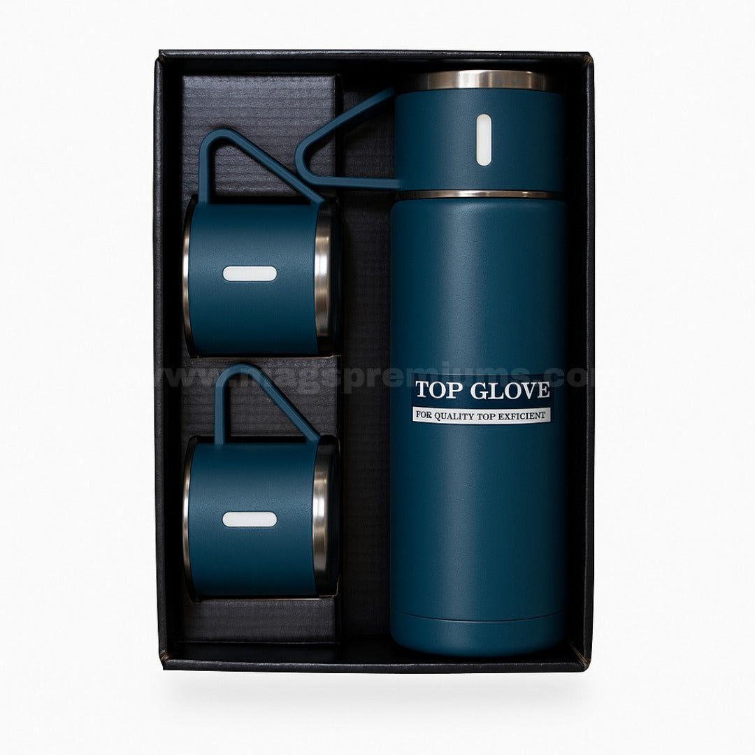 500ml Stainless Steel Vacuum Flask Set with Sleek Matt Finish