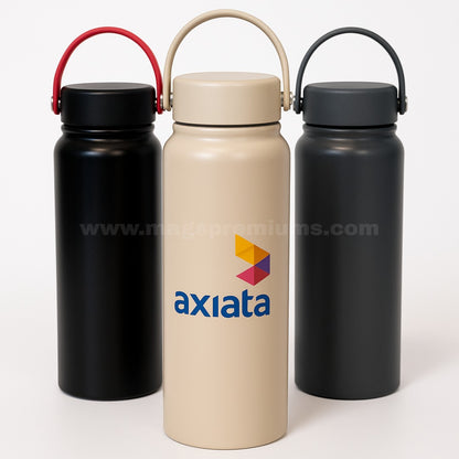 800ml stainless steel vacuum flask matt finish in black – Rooted in Thanks
