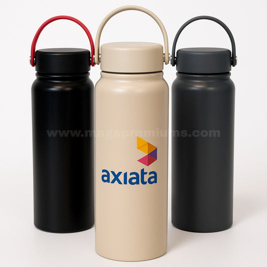 800ml stainless steel vacuum flask matt finish in black – Rooted in Thanks

