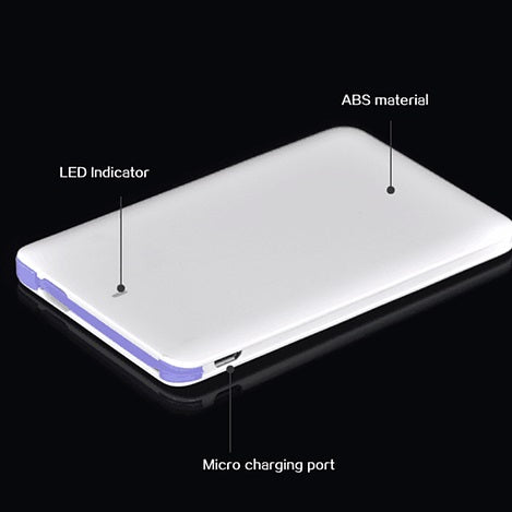 Ultra Thin Power Bank Logo Printing