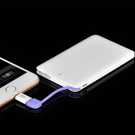 Ultra Thin Power Bank Logo Printing