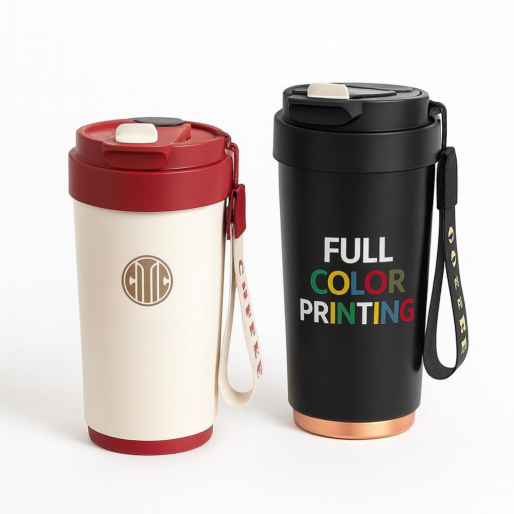 316 stainless steel smart thermos flask with LED lid – premium finish