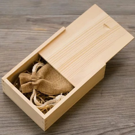 Wooden Box USB Drive Packaging