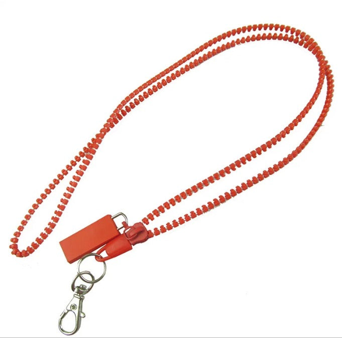 Zipper Lanyard With Custom Logo