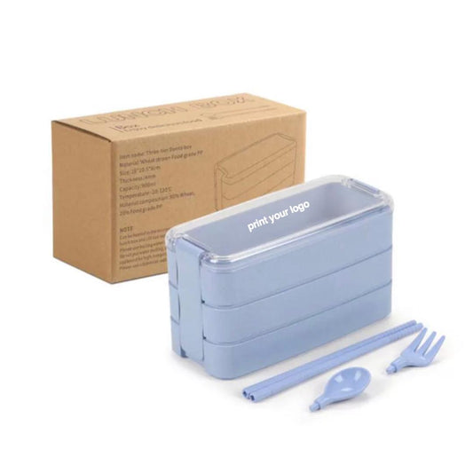 3 Layer Wheat Lunch Box