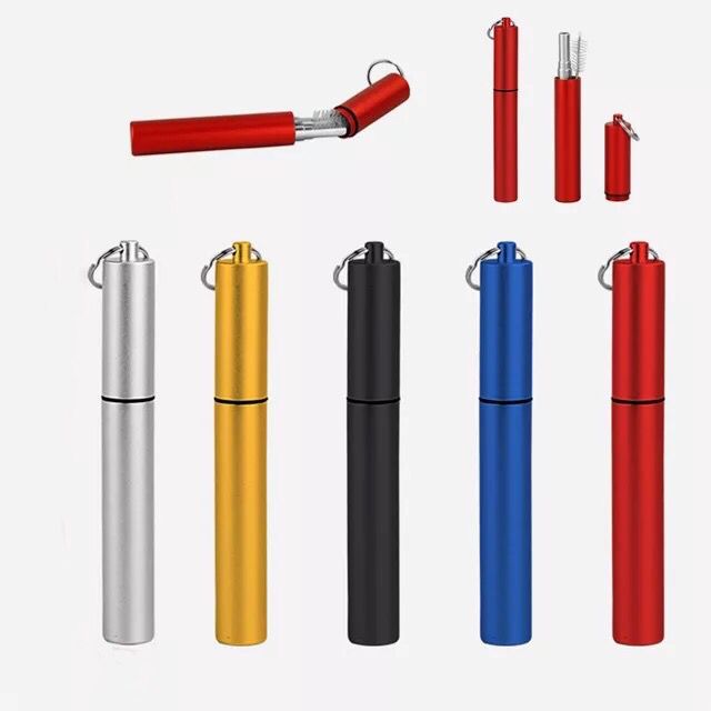 Collapsible Metal Straw