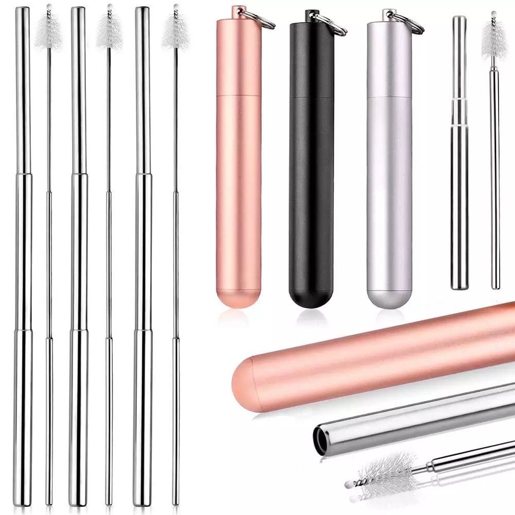 Collapsible Metal Straw