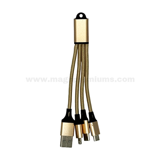 Branded 4-in-1 Multi Charging Cable