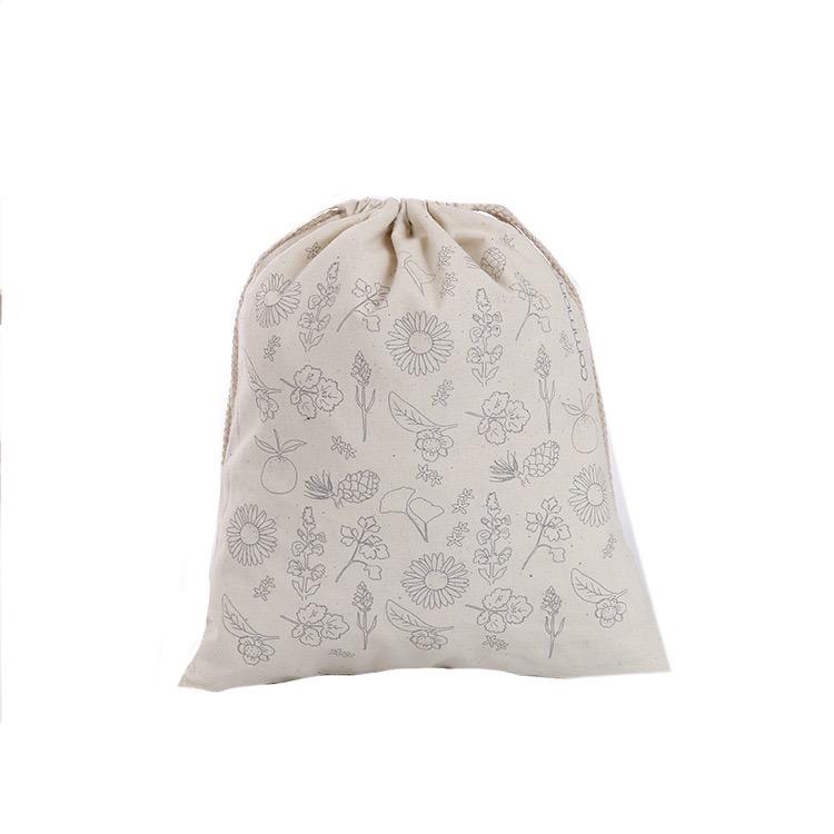 Custom Made Cotton Drawstring Bag