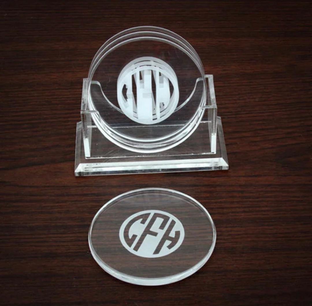 Clear Acrylic Coasters