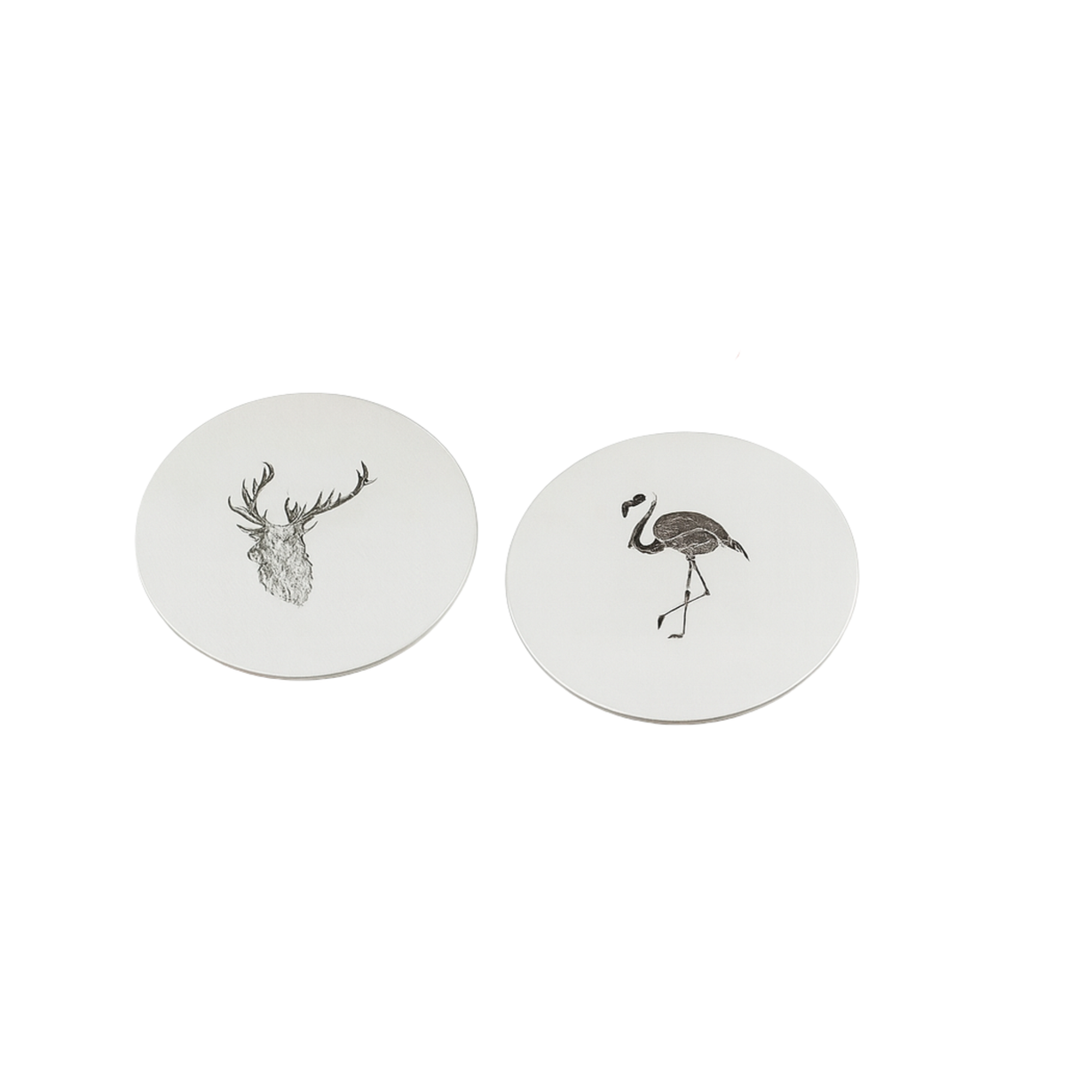 Custom Metal Coaster Stainless Steel Coaster – Custom Engraved Promotional Coaster – Rooted ...