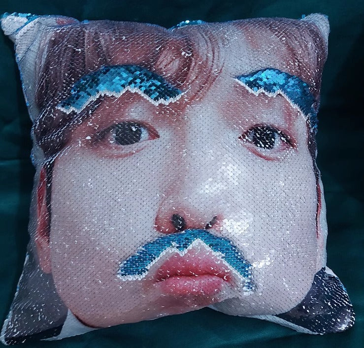 Custom Sequin Pillow Cover