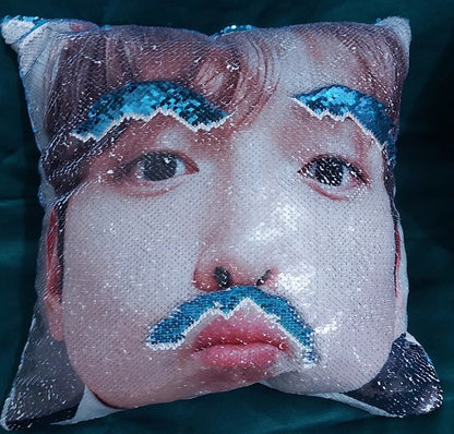 Custom Sequin Pillow Cover