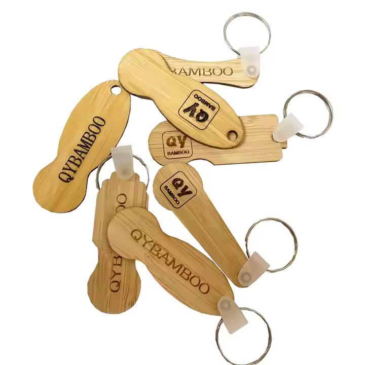 Bamboo Keychains