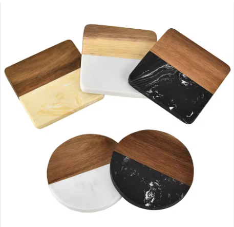 elegant-wood-resin-table-coaster