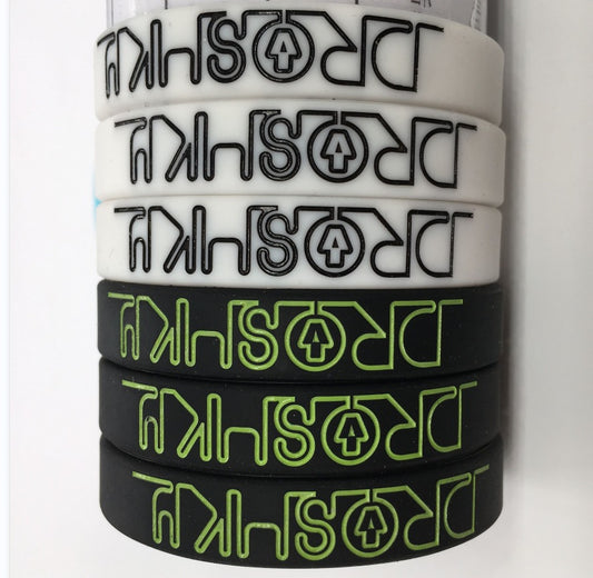 Silicone Wristband Text Glowing
