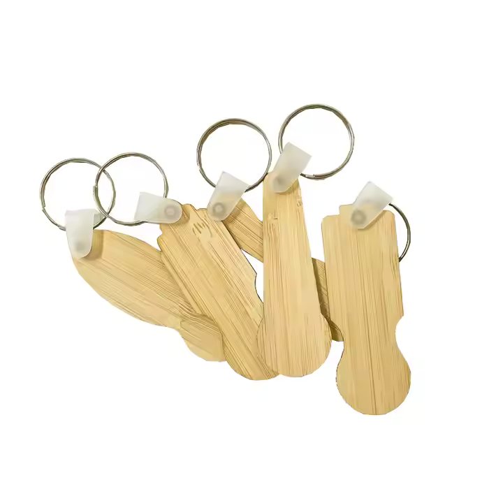 Bamboo Keychains
