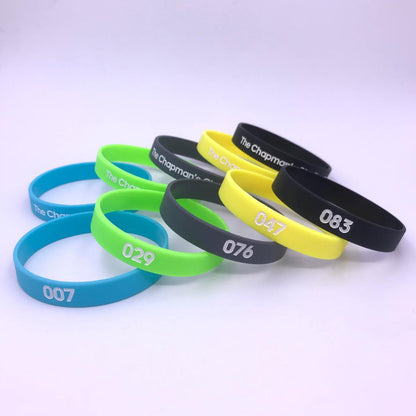 Debossed Silicone Bracelets