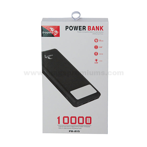 Custom Printed POERMA 10000mAh Powerbank