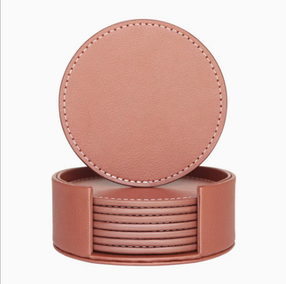 pu-leather-coaster-set-holder