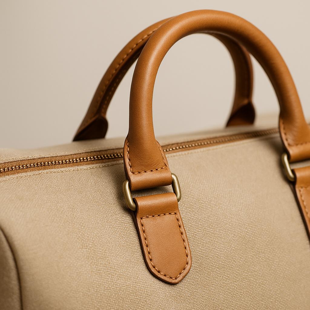 Premium Canvas Custom Duffle Bag – Elegant Branded Travel Companion