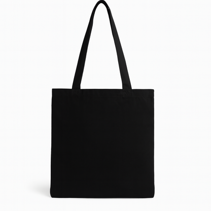 solid-black-canvas-bag