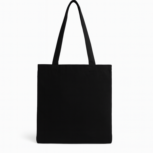 solid-black-canvas-bag