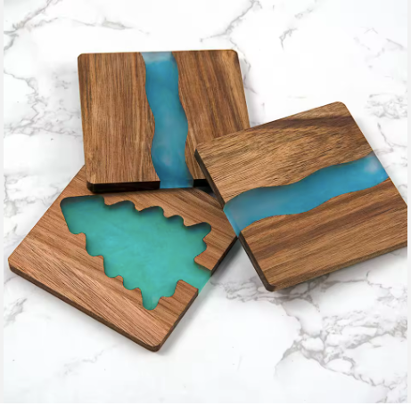 square-wood-coasters-with-blue-resin